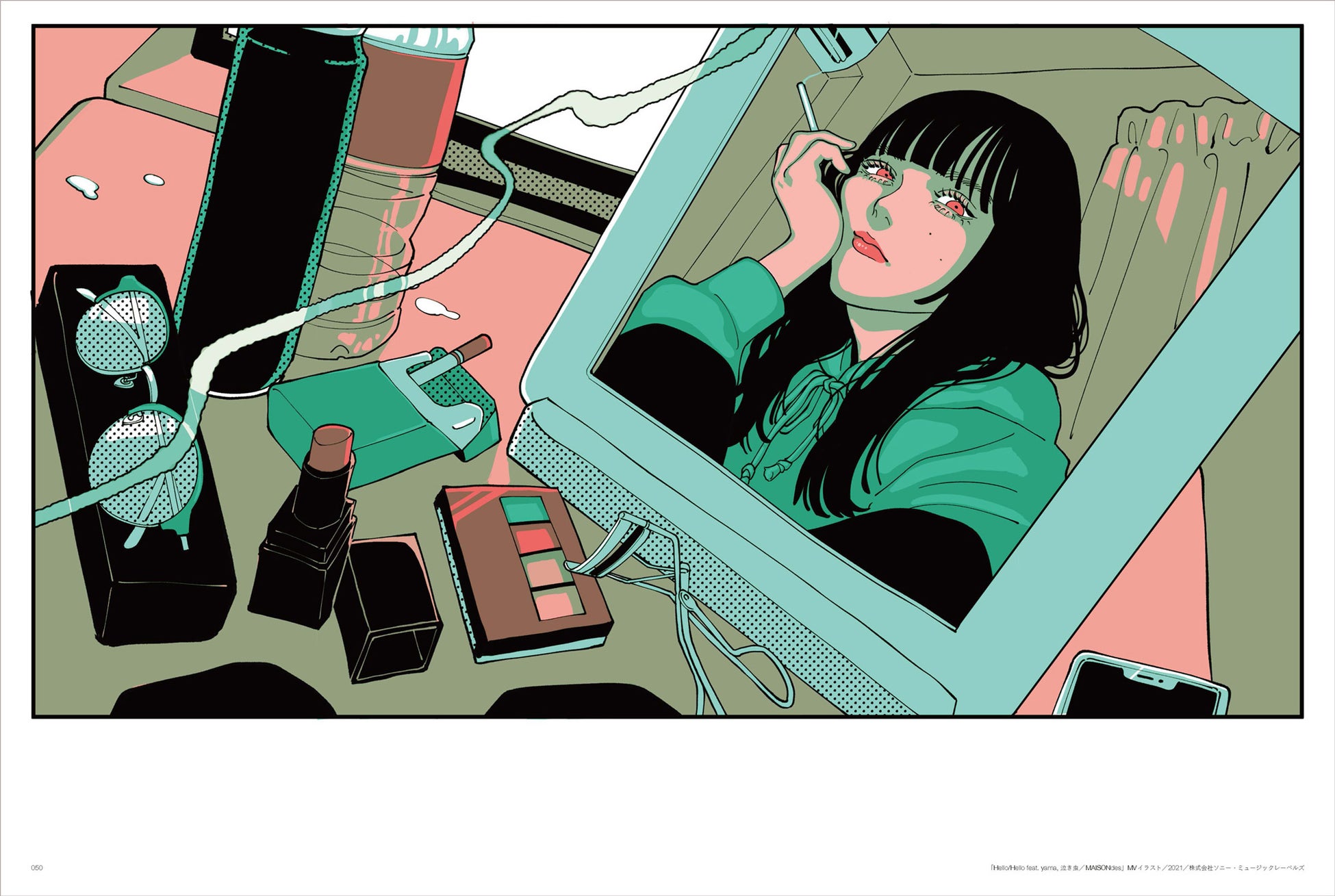 強く、可愛く、自分らしい女性のイラストレーションが話題のNAKAKI PANTZ、初の作品集＆メイキングが刊行！のサブ画像3