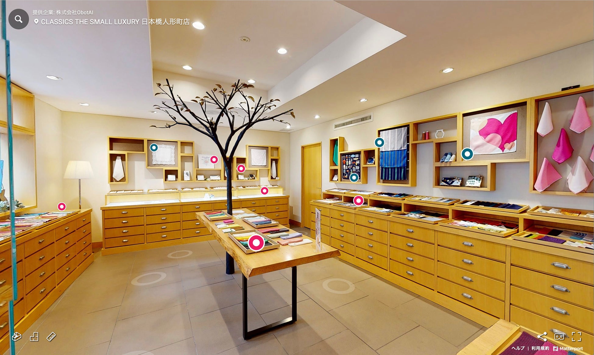 【ハンカチーフ専門店 CLASSICS the Small Luxury】本日より特設サイトをオープン　VRショップで、店舗や工場などブランド体験も！のサブ画像8