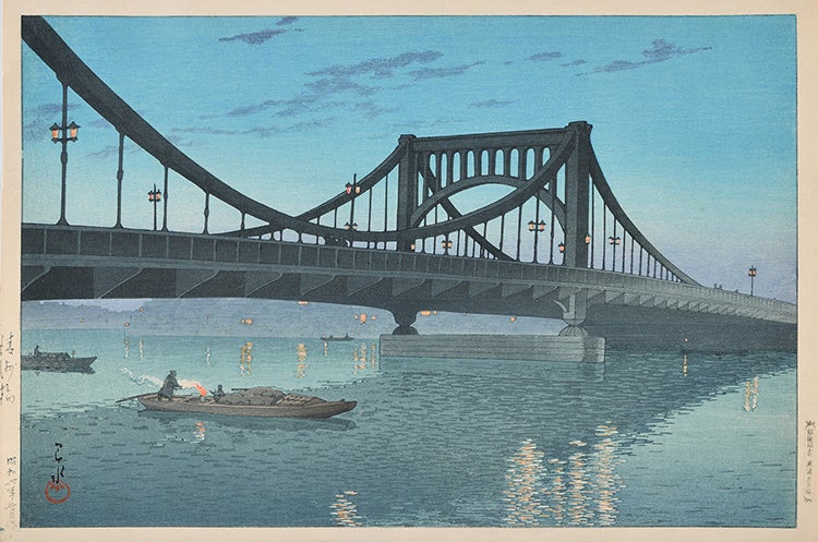 【茅ヶ崎市美術館】11月6日まで開催中！展覧会「THE 新版画　版元・渡邊庄三郎の挑戦」のサブ画像3_川瀬巴水《清洲橋》 昭和6年（1931）