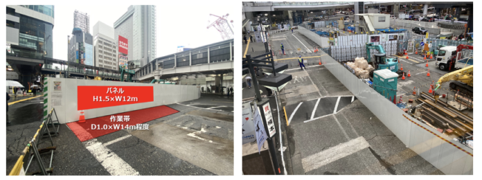 TokyoDexと一般社団法人渋谷駅前エリアマネジメント、渋谷駅の工事現場仮囲いで壁画アートの制作を開始のメイン画像