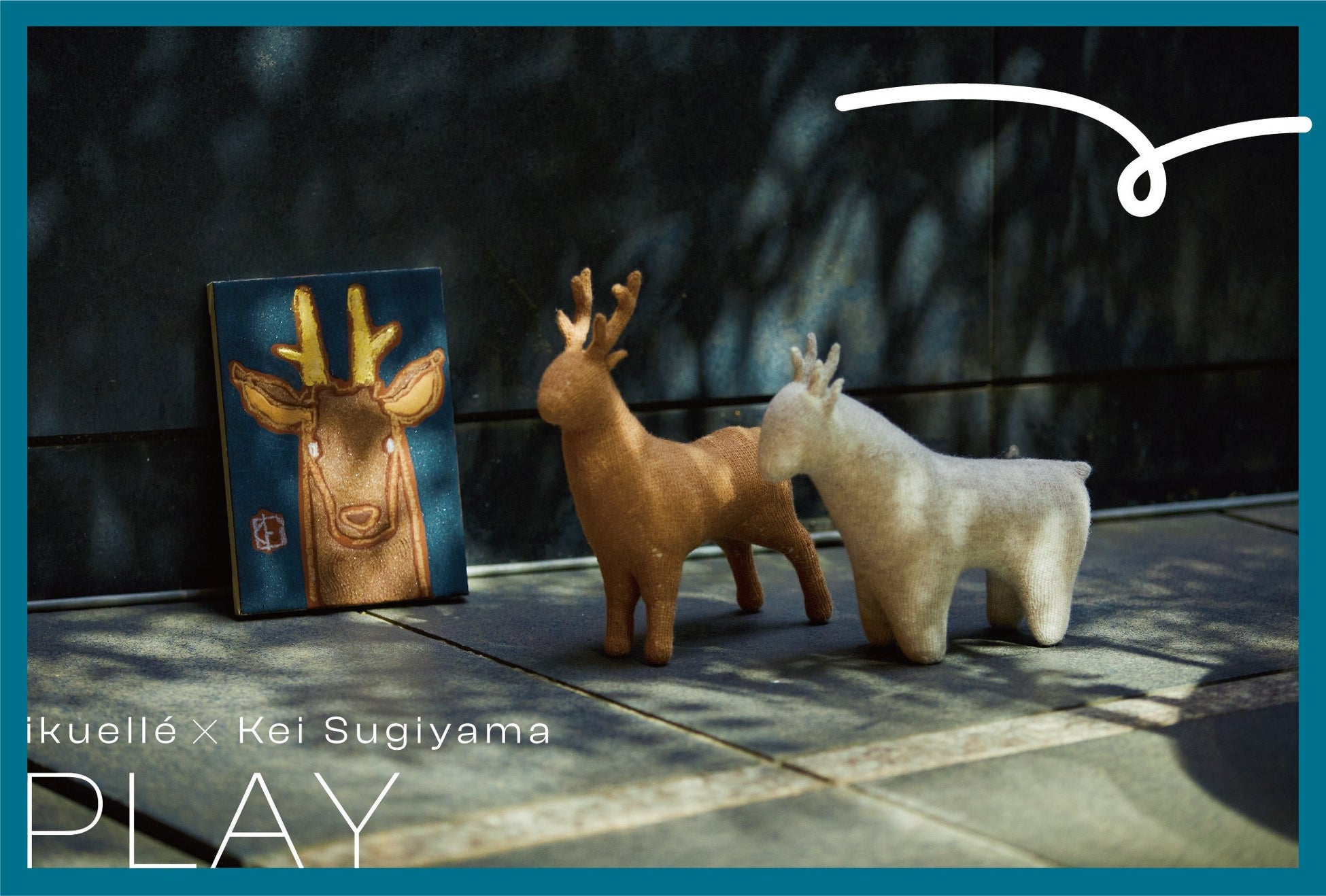 【NADiff modern】ニット作家と日本画家二人によるコラボレーション展示「ikuellé × Kei Sugiyama PLAY」を11月4日（金）より開催。のサブ画像1