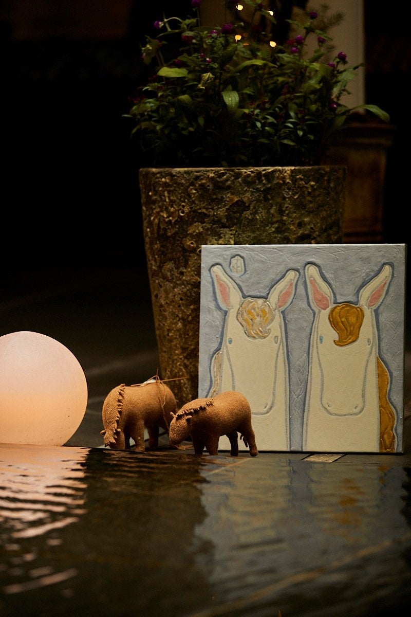 【NADiff modern】ニット作家と日本画家二人によるコラボレーション展示「ikuellé × Kei Sugiyama PLAY」を11月4日（金）より開催。のサブ画像3