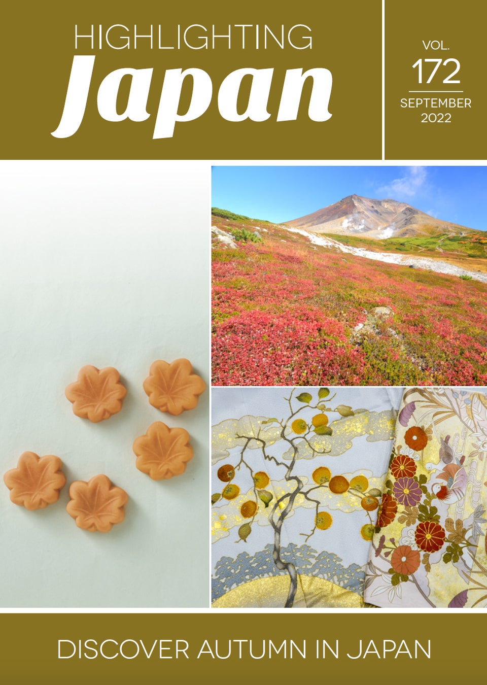 海外向け政府情報誌「HIGHLIGHTING Japan」にて日本の秋の気品を添える着物「京友禅」として彩琳が掲載されましたのサブ画像1