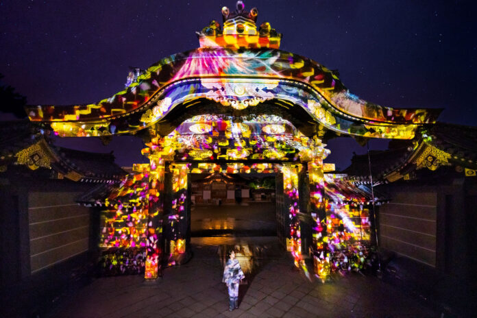 秋の京都を代表するアートイベント『NAKED FLOWERS 2022 秋 世界遺産・二条城』開催決定のメイン画像