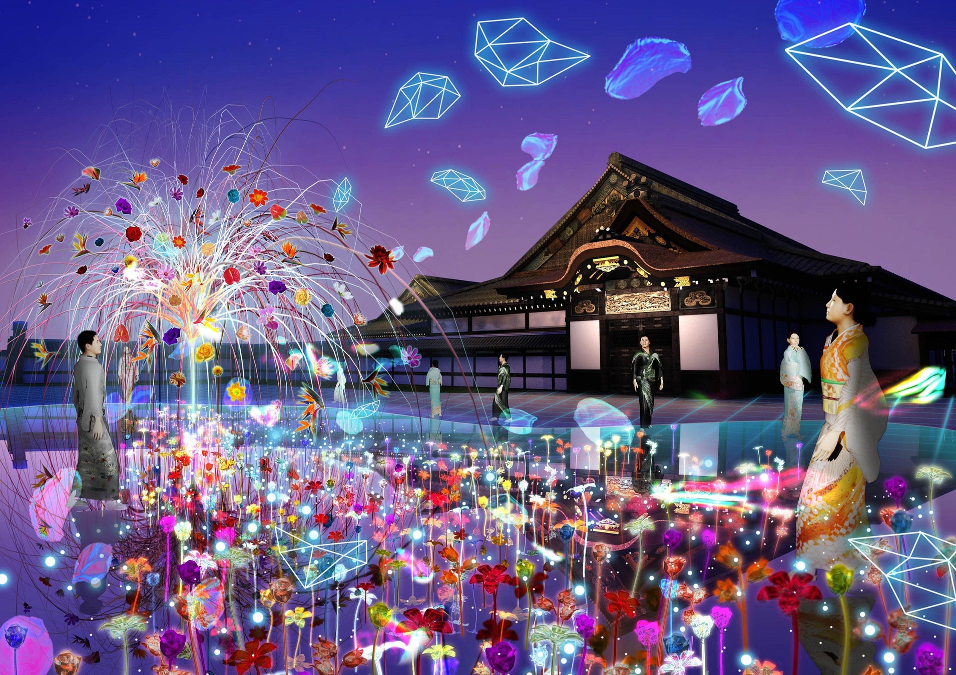 秋の京都を代表するアートイベント『NAKED FLOWERS 2022 秋 世界遺産・二条城』開催決定のサブ画像2