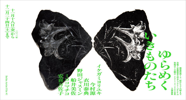 京都精華大学主催展覧会「Seika Artist File #1『ゆらめくいきものたち』」開催中のメイン画像
