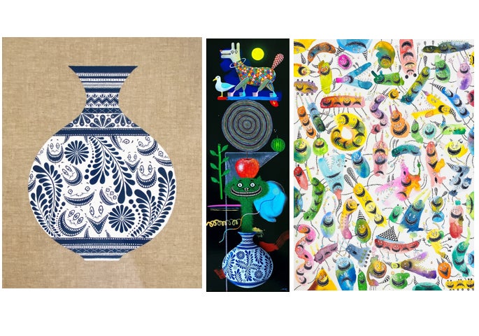 【calif渋谷】YOSHI47 Exhibition『赤い実、壺、そして害獣。』　～Forbidden fruit, Talavera, and Vermin～ を11/10（木）より開催のサブ画像4