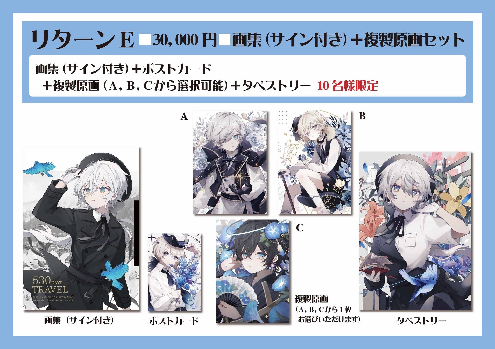 BOOSTER×ヴィレッジヴァンガード「ヴィレヴァンプロジェクト」幻想的なイラストで話題のイラストレーター「双木樹」画集制作プロジェクト！11/8(火)よりBOOSTERにてクラウドファンディング開始のサブ画像5