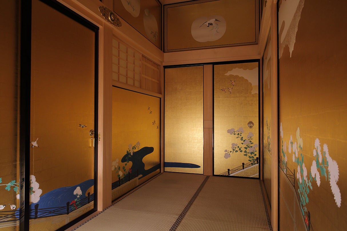 夜×アートで幻想的な名古屋城の新たな一面を。11月25日(金)から秋の夜間特別公開～景 KEI～のサブ画像3_上洛殿「菊之廊下」