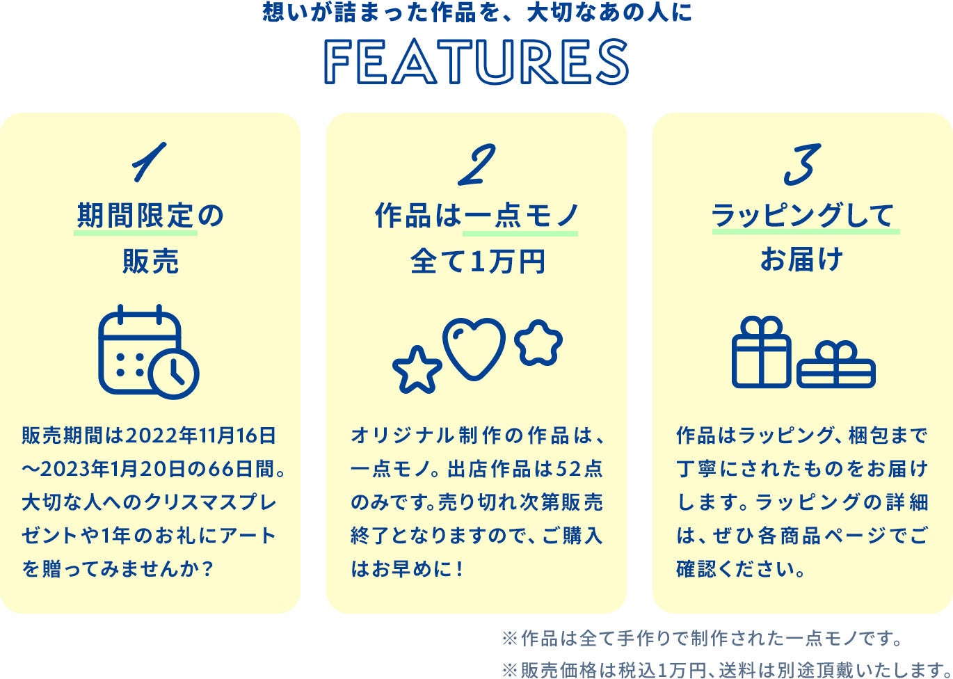 ギフトモール、京都芸術大学と初めて産学連携プロジェクトを開始。小山薫堂氏プロデュース「ART for GIFT」で未来を担うアーティストを支援し「アートのギフト化」に挑戦のサブ画像3