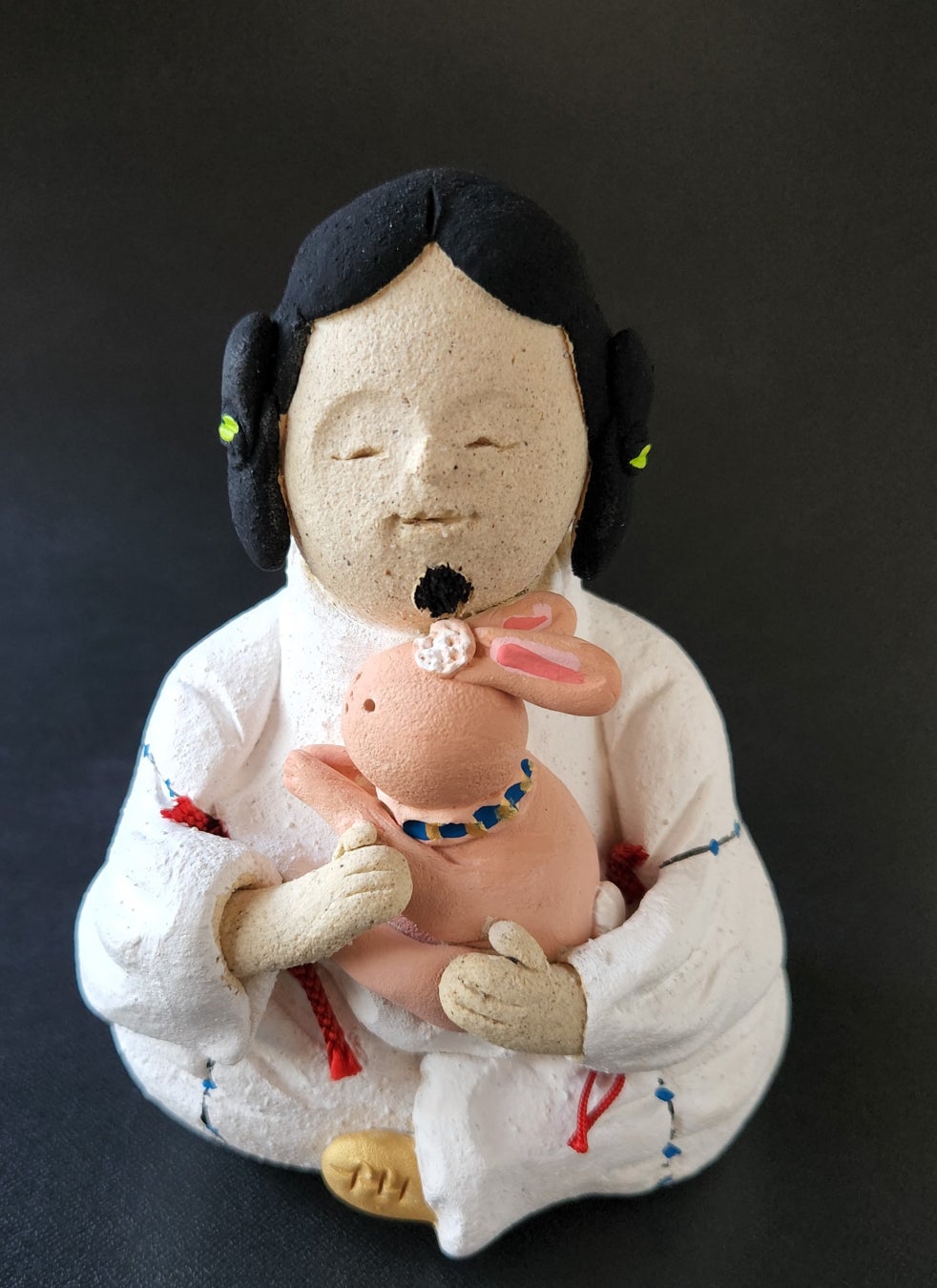 ～見て、笑って、癒されて、清らかに～　陶人形「あかね工房」～和気藹々（わきあいあい）～　ポップアップ開催！のサブ画像6_因幡の白兎