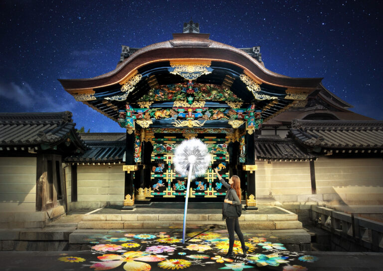 西本願寺の国宝・唐門に、世界と繋がるアートプロジェクト『DANDELION PROJECT』のメイン画像
