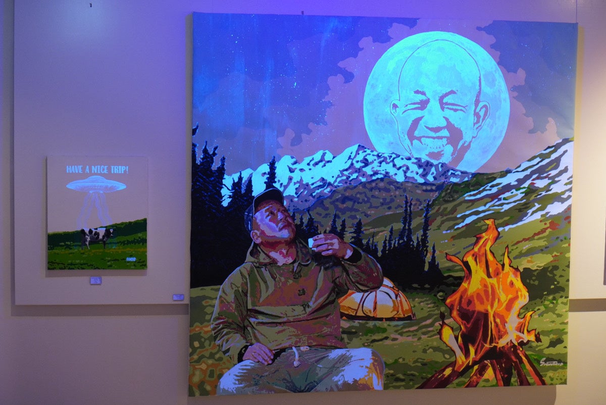 TV出演などで話題のアーティスト「SIGHTRIP」のエキシビションが栃木県那須町の新アートスポット那須ユートピアにて開催！！のサブ画像1_ブラックライトペイント