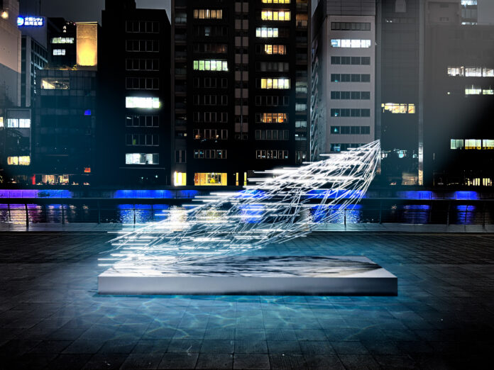 光と鉄の芸術 「808 Lines」が登場 大阪・光の饗宴 2022 OSAKA光のルネサンスのメイン画像