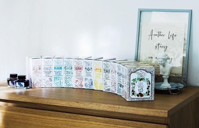 花の色がモチーフの12色のインクをクラシカルな花図鑑に閉じ込めた「秘密の花図鑑インクコレクション」がフェリシモ「ミニツク®」から新登場のサブ画像6