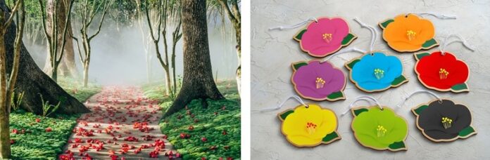 【ホテル椿山荘東京】自然と芸術を融合し、空間全体を作品としてご体感いただく「椿絵巻(つばきえまき)～東京椿インスタレーション・アート～」を2月8日「つ(2)ば(8)きの日」より3週間限定で公開のメイン画像