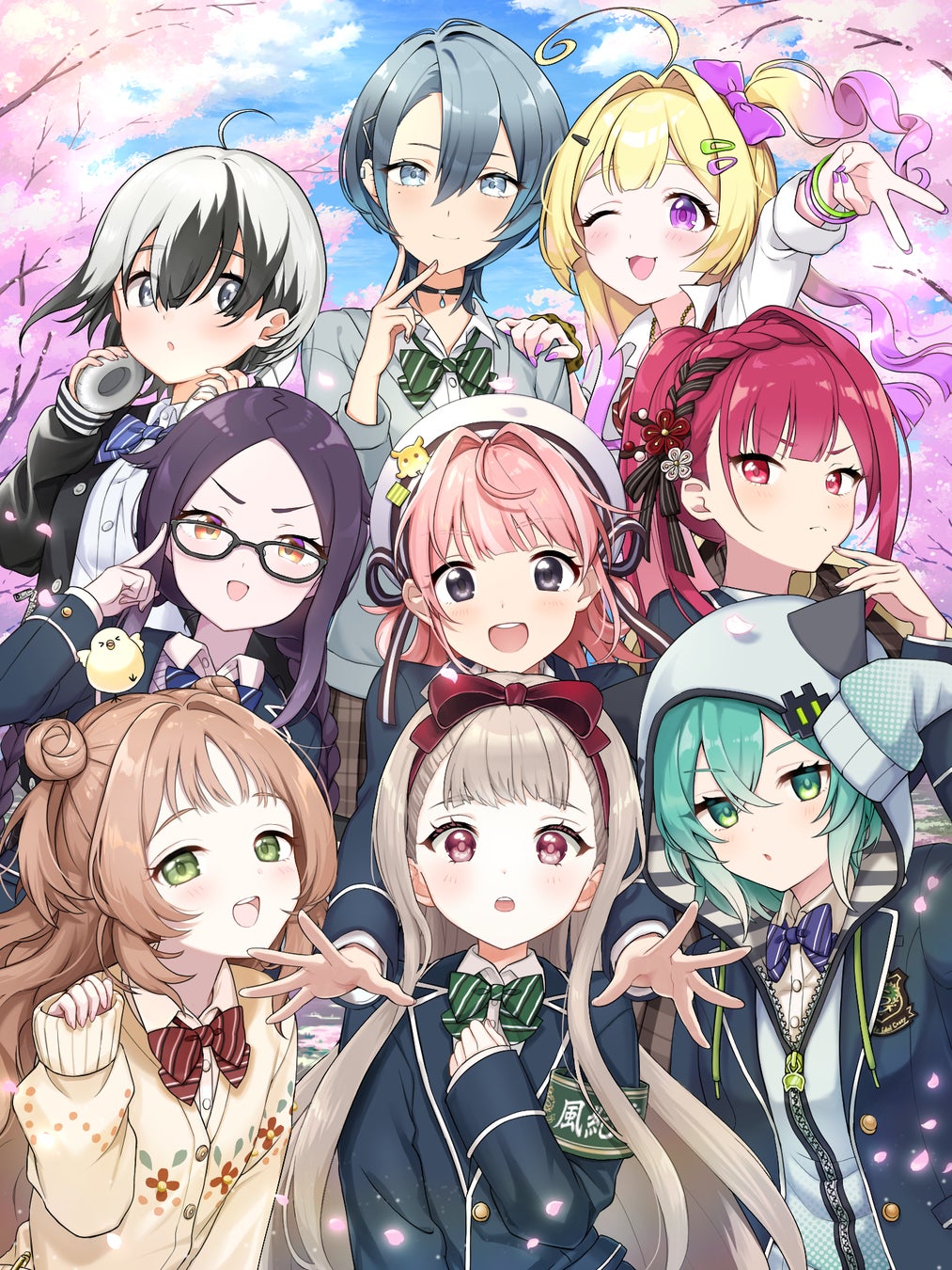 エディア×NFTARTSによるNFTアイドルプロジェクト「私立好ヶ丘女子高等学校　てづくりアイドル事務所」開始！のサブ画像2