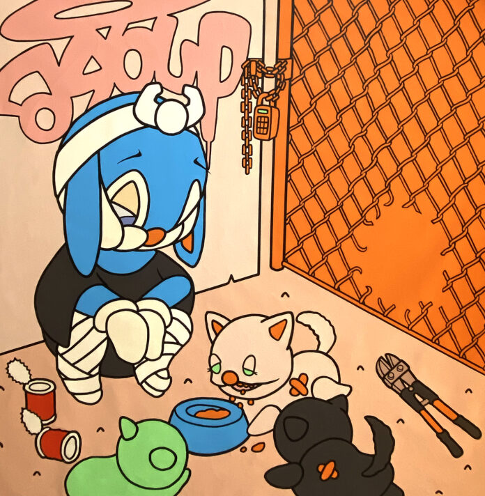 ４年ぶりとなる日本での個展開催Aruta Soup“ZERO”２０２３年、希望の未来へウサギの“ZERO”が西武渋谷店を駆けぬけるのメイン画像