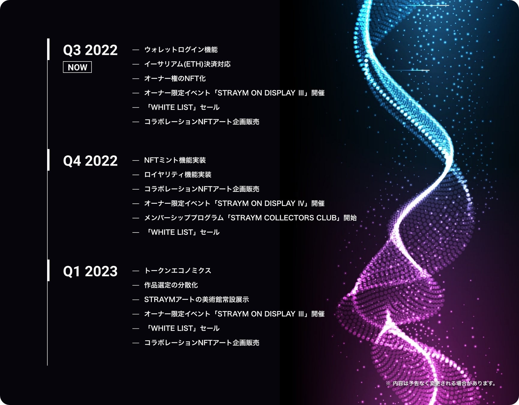 STRAYM（ストレイム）、「織田信長」音楽NFTアートのオーナー権NFT ホワイトリスト配布キャンペーンを実施のサブ画像5