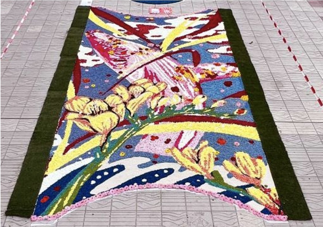 花びらで描くアート、インフィオラータイベントをGINZA SIX「Saf Gallery」2022 年 12 月 3 日(土)～12 月 14 日(水)開催！花絵師 藤川靖彦のサブ画像3