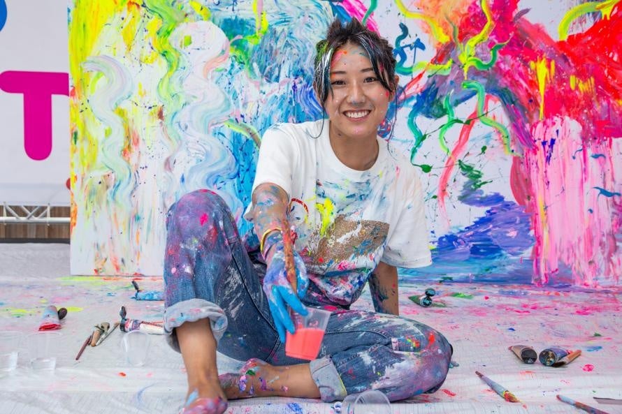 音楽×芸術の歴史を追うライブペイントセッションvol.3　程嶋　日菜子のサブ画像1