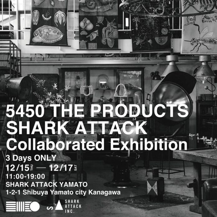 アンティーク家具を中心に販売・製造するSHARK ATTACKにて『5450 THE PRODUTCS』の初となるポップアップイベントが開催決定！のメイン画像