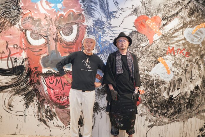 【蔵元SAKE& GALLERY】塗り替えられ続ける壁　2人の画家、2人の音楽家によるアートライブセッション＆ミュージックライブ開催報告のメイン画像