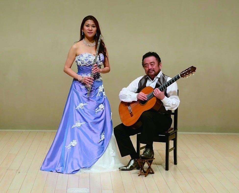 【蔵元SAKE& GALLERY】塗り替えられ続ける壁　2人の画家、2人の音楽家によるアートライブセッション＆ミュージックライブ開催報告のサブ画像11_Duo Cucule 石井幸枝 氏・平倉信行 氏