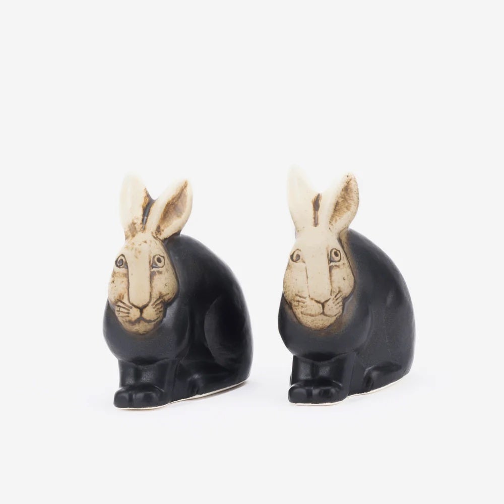 【北欧雑貨】リサ・ラーソンの陶器「野うさぎ」に新色が登場！のサブ画像3_野うさぎ（ブラック）