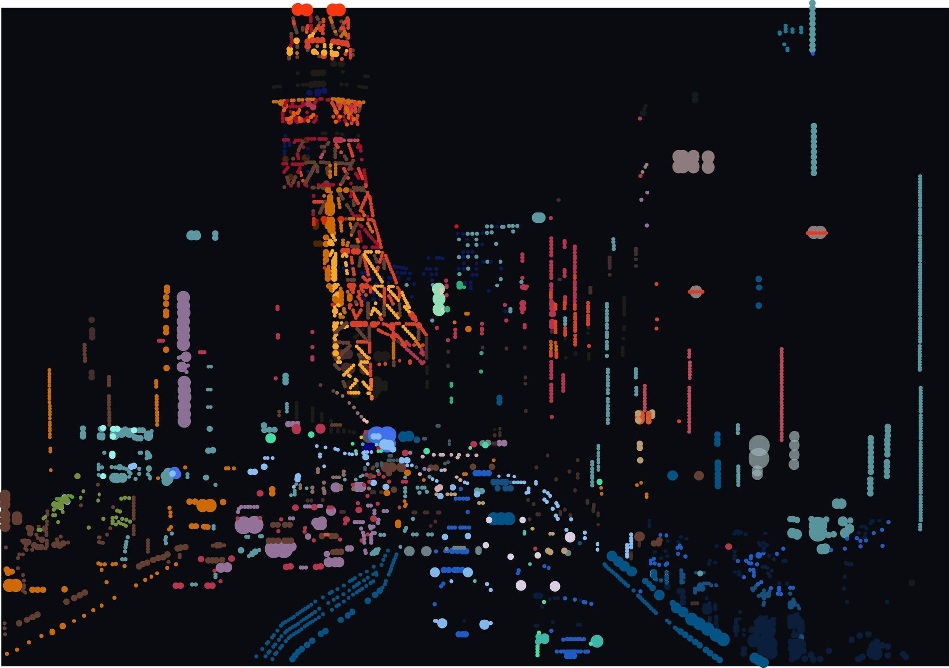 株式会社TRiCERAとの共同企画「Chroma Distance」2023年1月20日 (金）から開催のサブ画像6_大村雪乃_《Cant Help Falling In Love》_2022年_アクリル、シール、パネル_h727×w500mm