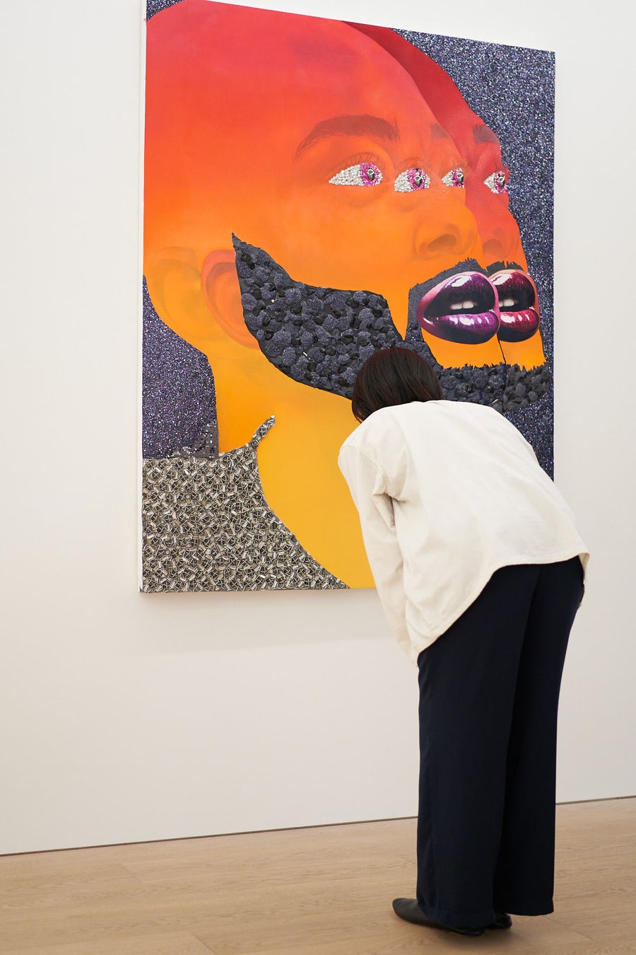 世界的に注目を集め始めている若手アーティスト９名によるグループ展「Crossing」がKOTARO NUKAGA(六本木)で開催のサブ画像10_デヴァン・シモヤマ《Anthony Doubled》2022