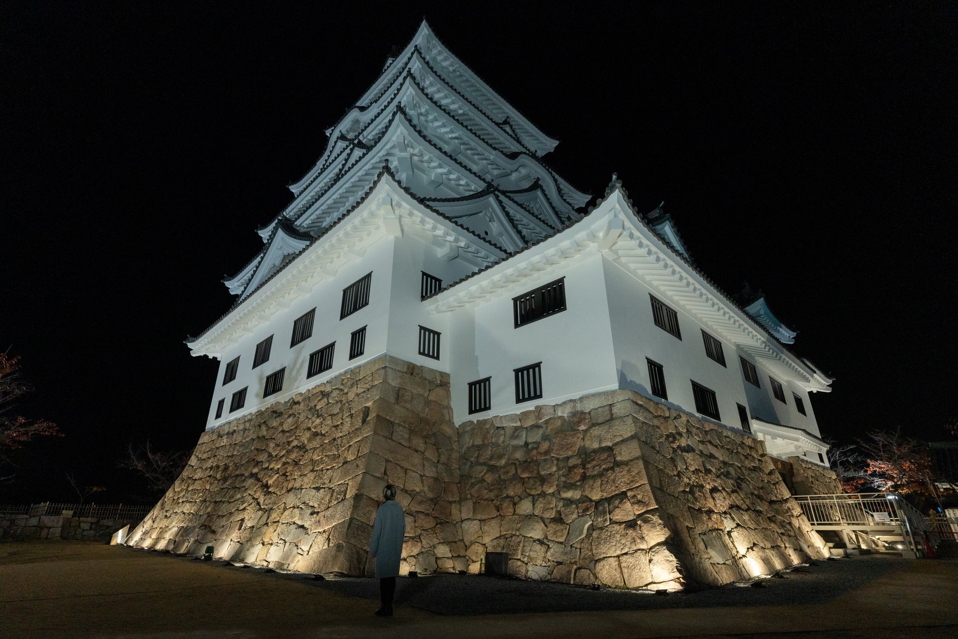 「チームラボ 福山城 光の祭」明日12月2日から開催。築城400年を迎えた広島・福山城を光のアート空間に。のサブ画像2_チームラボ《天守曲輪》©チームラボ