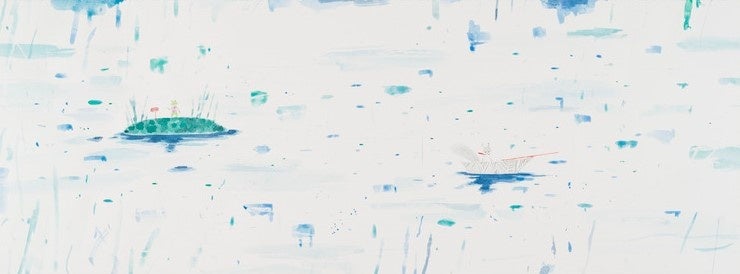 特別展「ブラチスラバ世界絵本原画展―絵本でひらくアジアの扉」東大阪市民美術センターで、2023年2月8日～3月12日に開催のサブ画像10_うえだまこと《りすとかえるとかぜのうた》ⒸMakoto Ueda