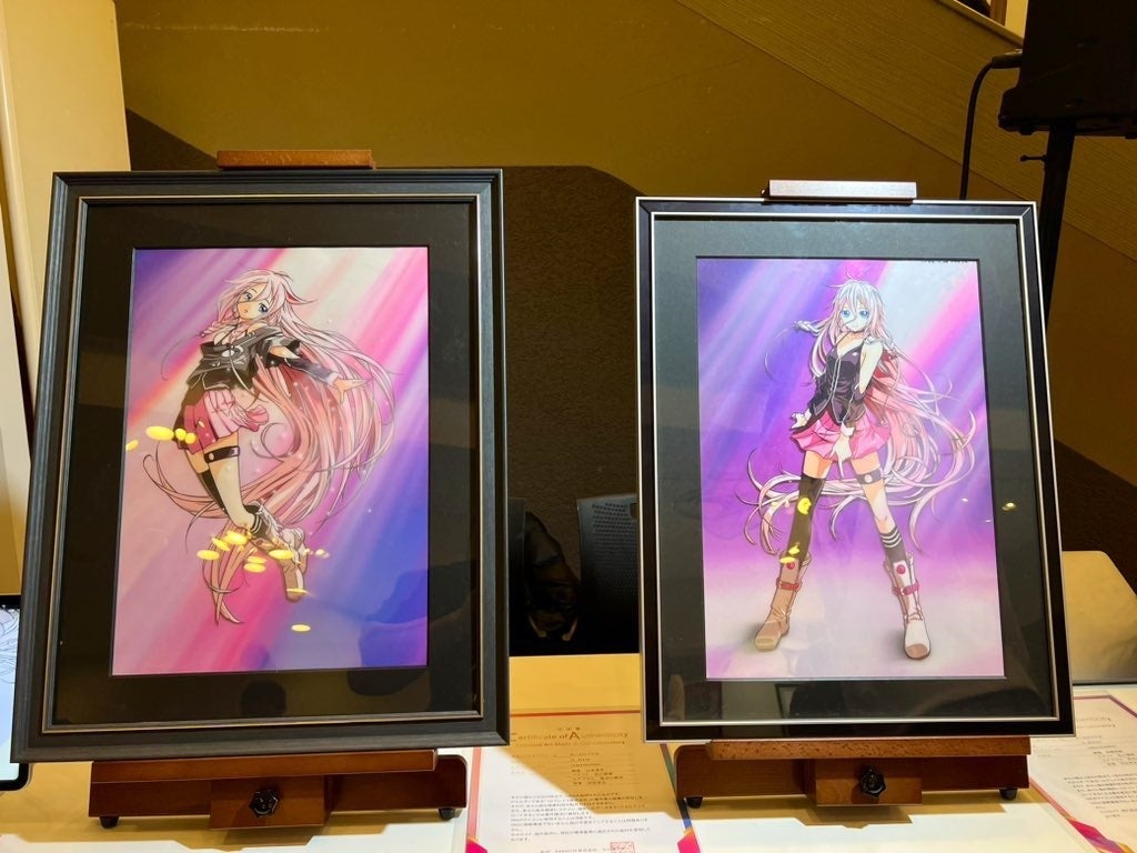 【セル画ラボ】「IA」カウントダウンライブにて新作セル画アートを公開のサブ画像1