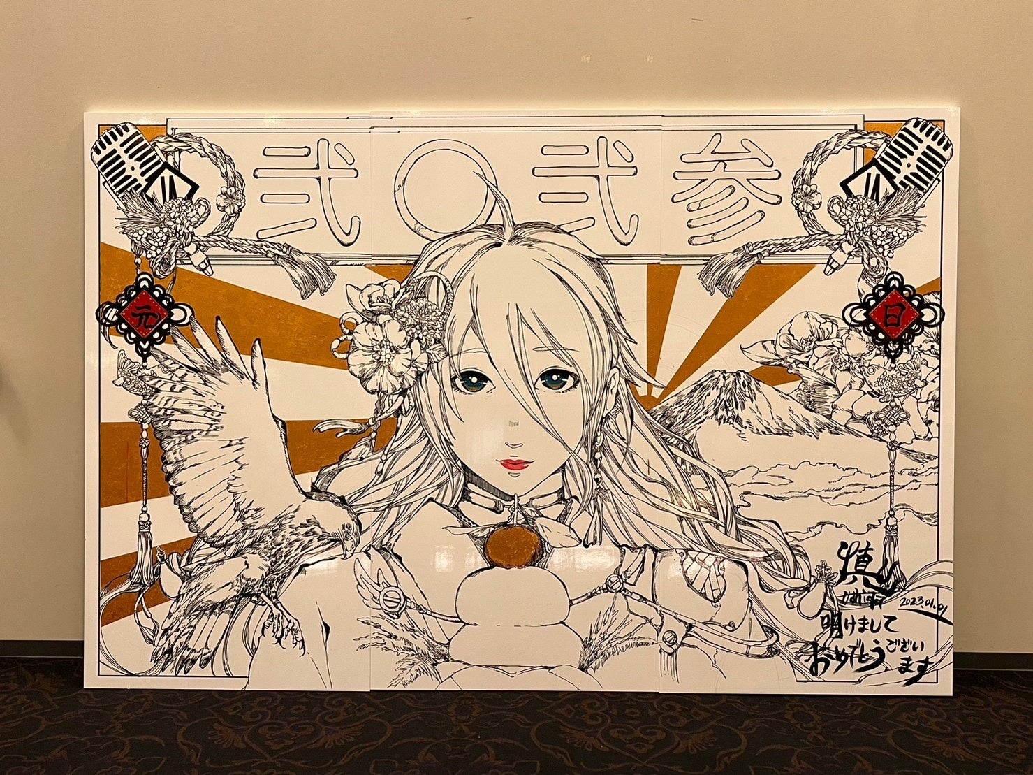 【セル画ラボ】「IA」カウントダウンライブにて新作セル画アートを公開のサブ画像4_完成した作品