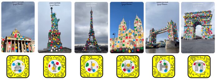 SnapchatのARレンズでルイ・ヴィトン×草間彌生の世界を楽しもう!のメイン画像