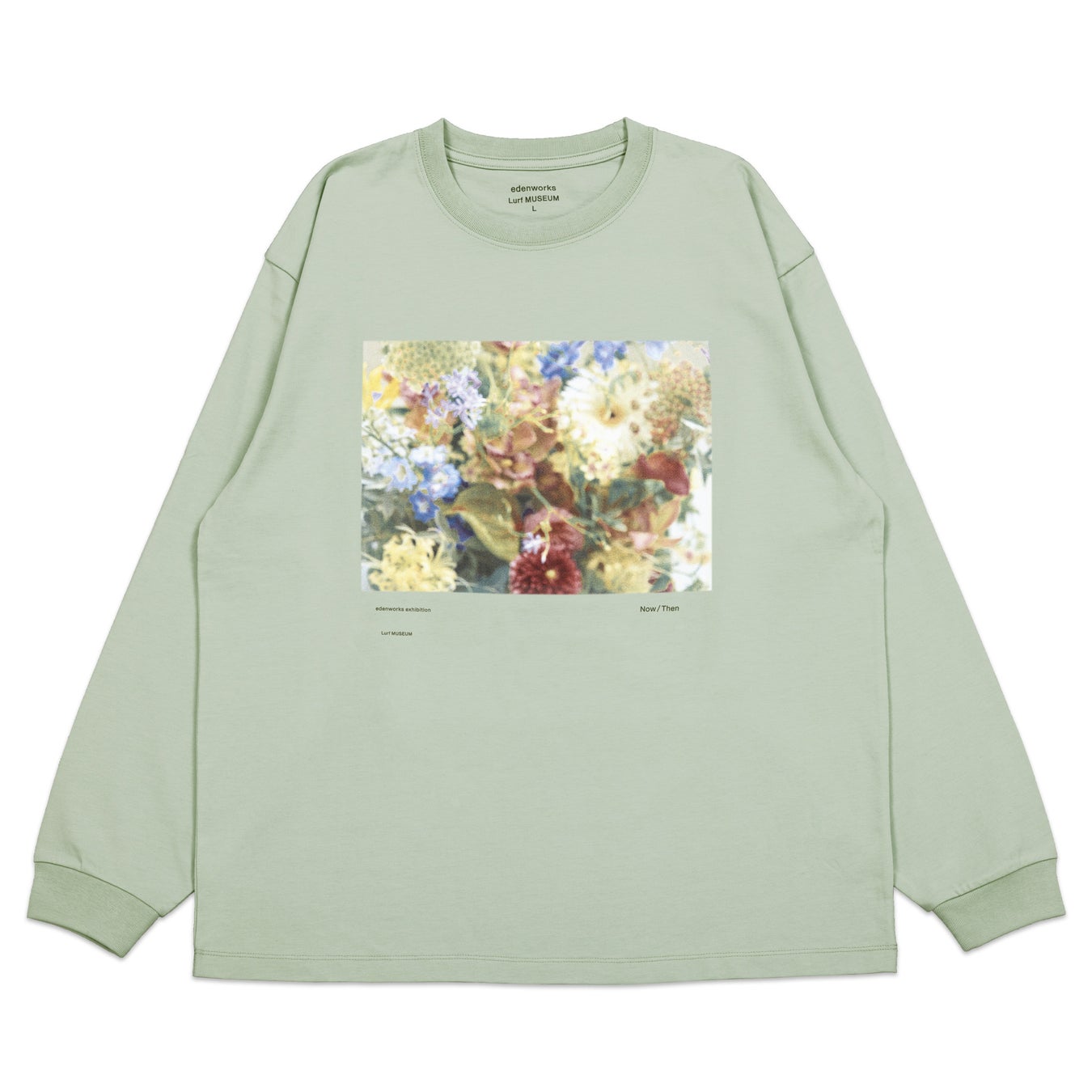 【Lurf MUSEUM】フラワークリイエイター篠崎恵美/edenworksによるインスタレーションエキシビション「Now/Then」を2023年2月10日(金)よりルーフミュージアム2Fにて開催。のサブ画像8_長袖TシャツS～XL展開 税込6,600円
