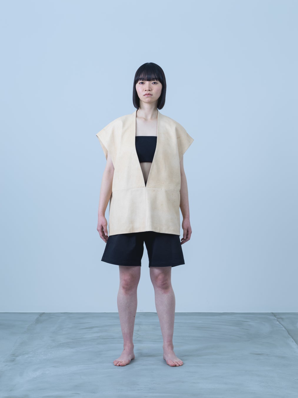 札幌からエゾシカ革の新ブランド「HADACA 肌鹿」発表！のサブ画像6_vest