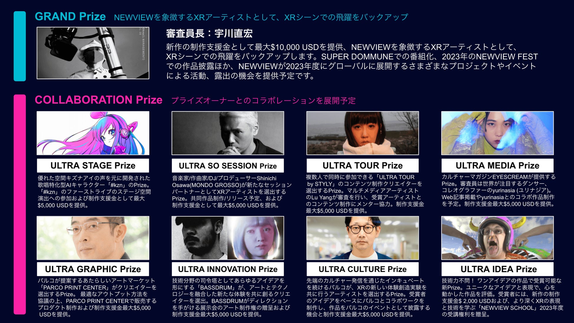 グローバルアワードNEWVIEW AWARDS 2022受賞者が空間演出に参加　キズナアイの歌唱特化AI「#kzn」初となるライブを開催のサブ画像3