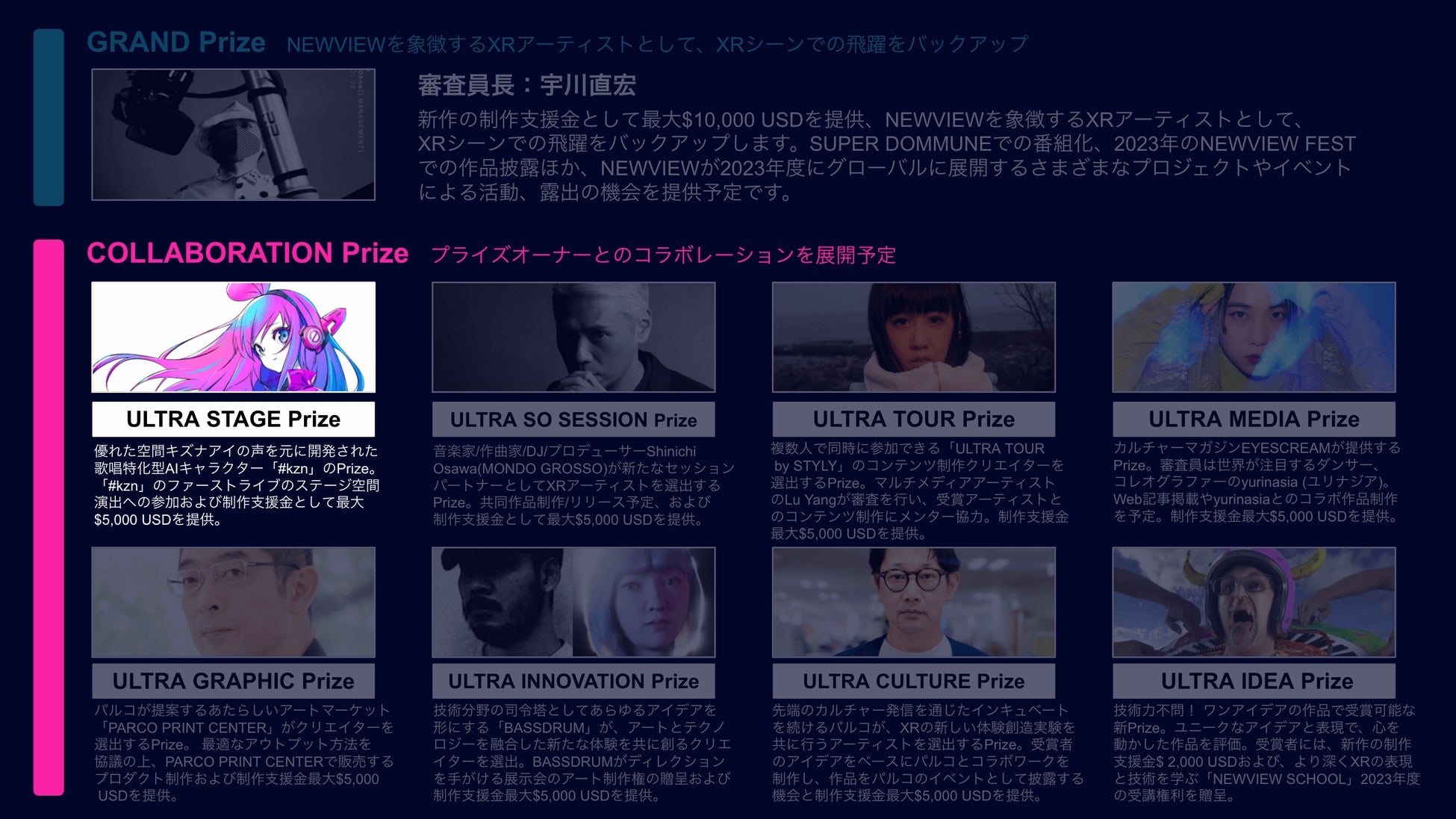 グローバルアワードNEWVIEW AWARDS 2022受賞者が空間演出に参加　キズナアイの歌唱特化AI「#kzn」初となるライブを開催のサブ画像4