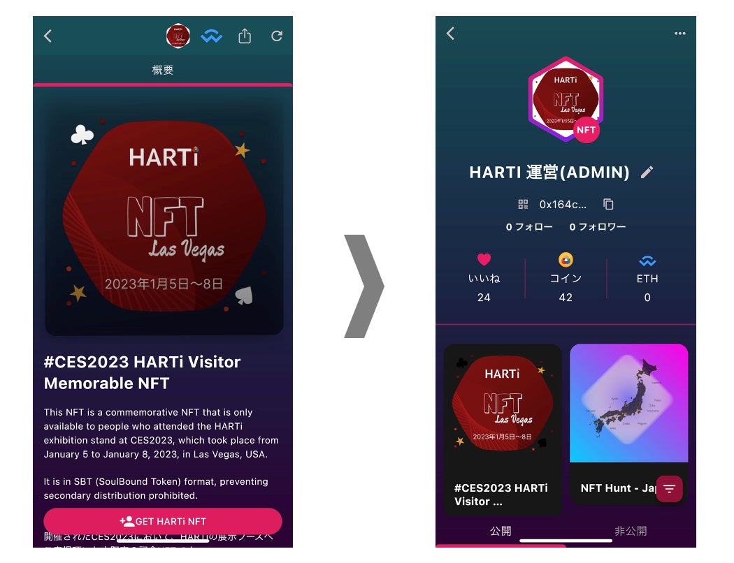 HARTi、NFTノベルティ制作サービスを開始のサブ画像3