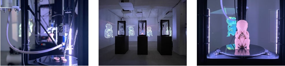 【NEORT++】NFTと3Dプリンタを用いた輪廻転生をテーマとする展示「Reincarnation」を開催のサブ画像3