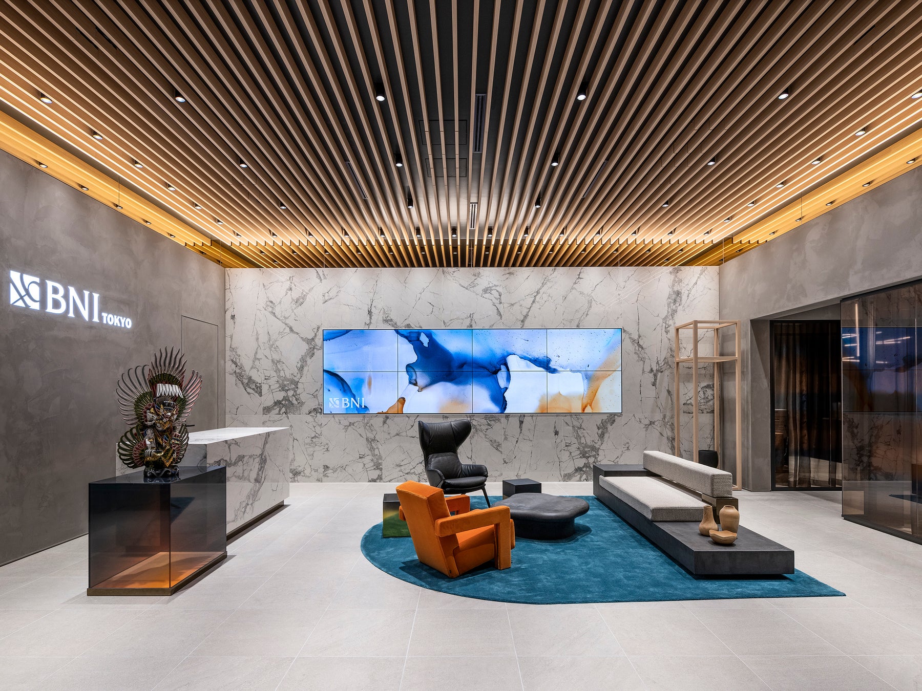 日建スペースデザイン、International Design Awards 2022 で3作品が入賞のサブ画像2_PT. Bank Negara Indonesia (Persero) Tbk. Tokyo Branch