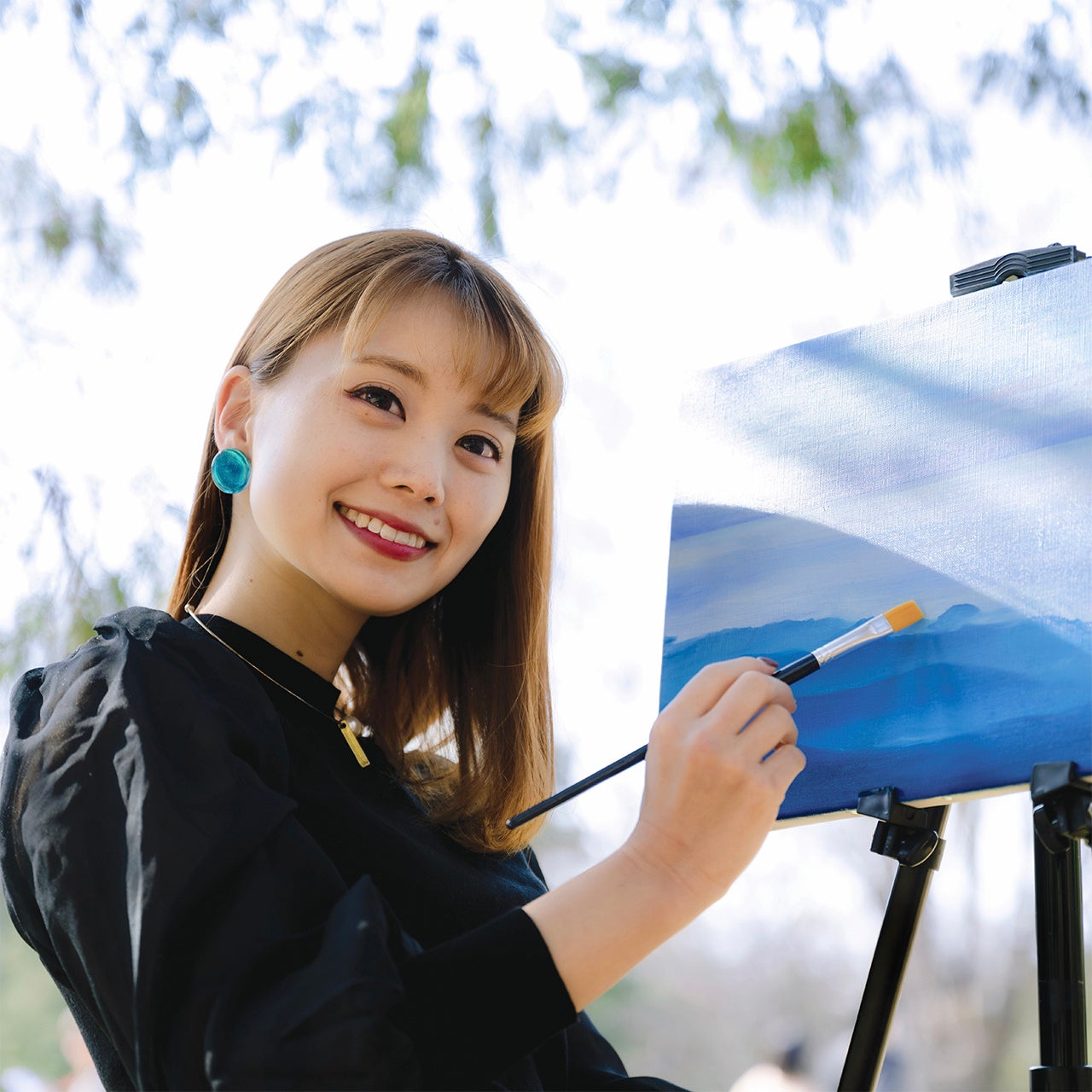 移り変わる空を繊細なグラデーションで描く油彩風景画家、 根ノ木あさみ氏の個展＜静かな対話＞を開催致します。のサブ画像10