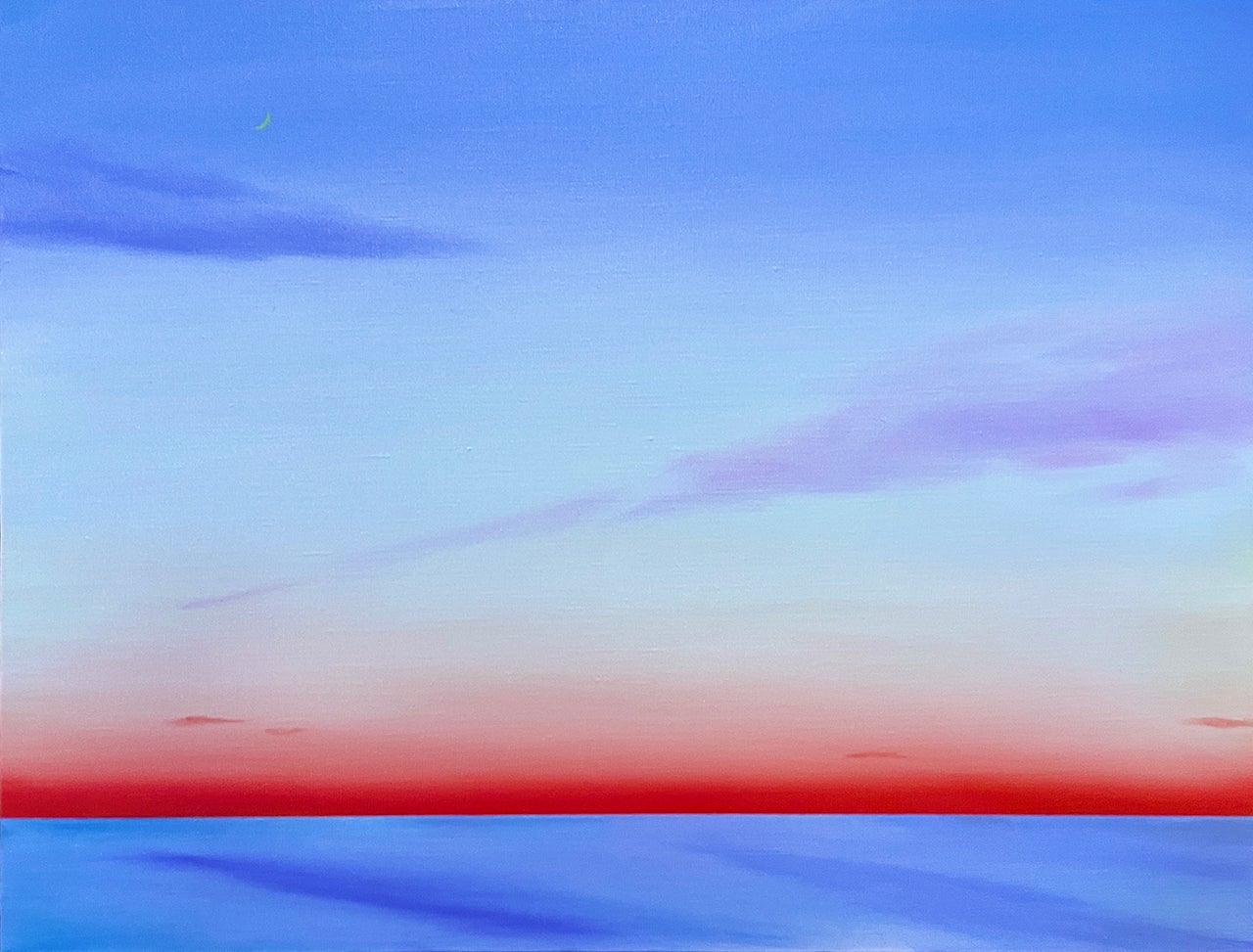 移り変わる空を繊細なグラデーションで描く油彩風景画家、 根ノ木あさみ氏の個展＜静かな対話＞を開催致します。のサブ画像4