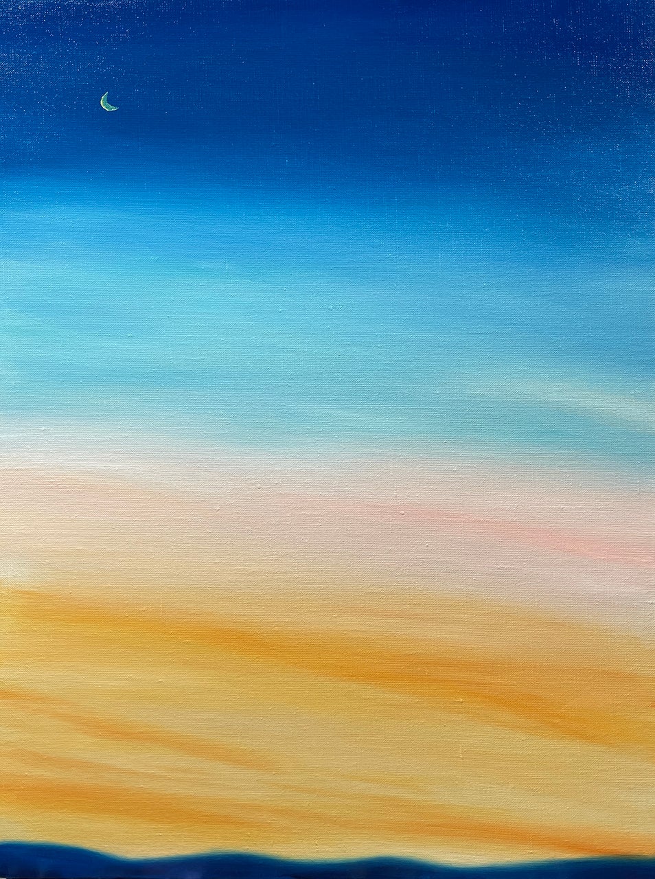 移り変わる空を繊細なグラデーションで描く油彩風景画家、 根ノ木あさみ氏の個展＜静かな対話＞を開催致します。のサブ画像5
