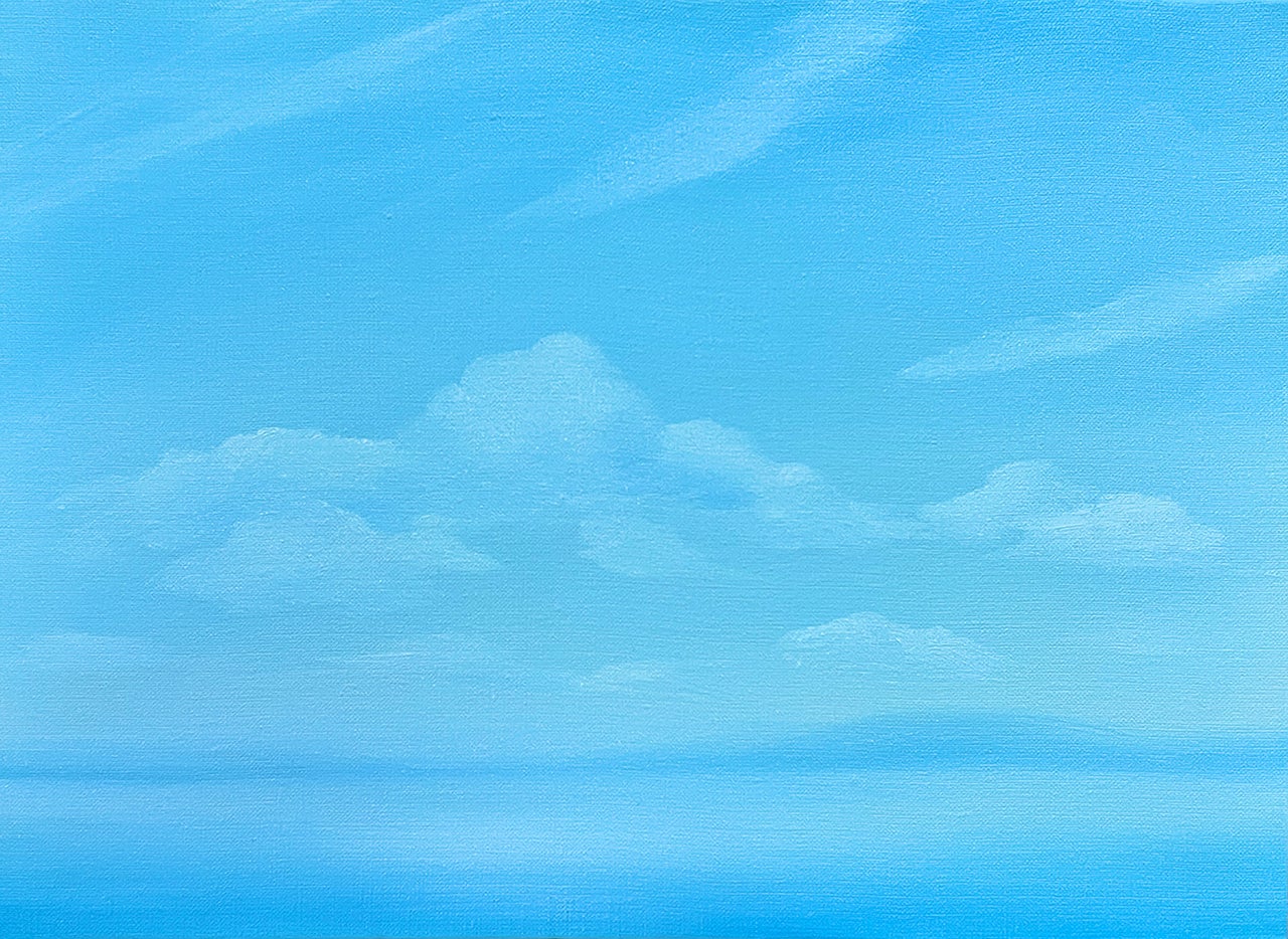 移り変わる空を繊細なグラデーションで描く油彩風景画家、 根ノ木あさみ氏の個展＜静かな対話＞を開催致します。のサブ画像9