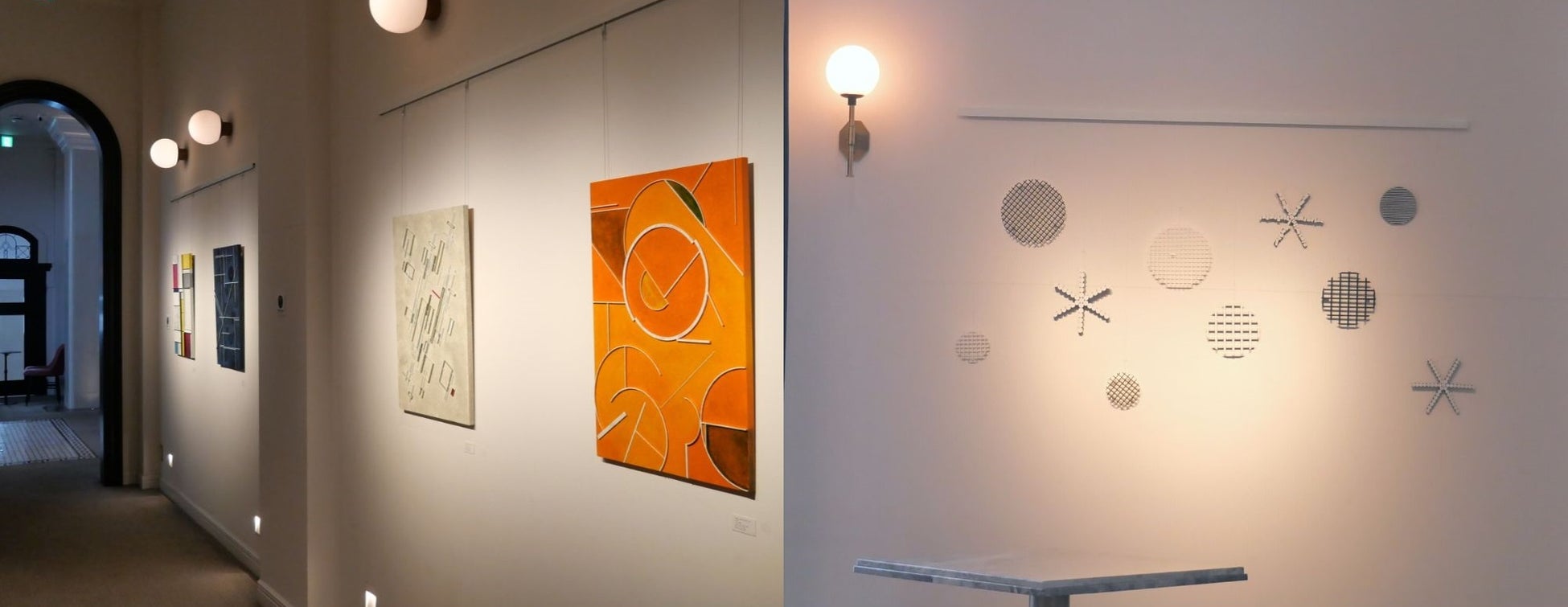 地元メディアも注目の「UNWIND GALLERY」で緻密な構築美に酔いしれる！幾何学モチーフとアール・デコ空間の融合を楽しむ伊賀信氏の展示がスタートのサブ画像3
