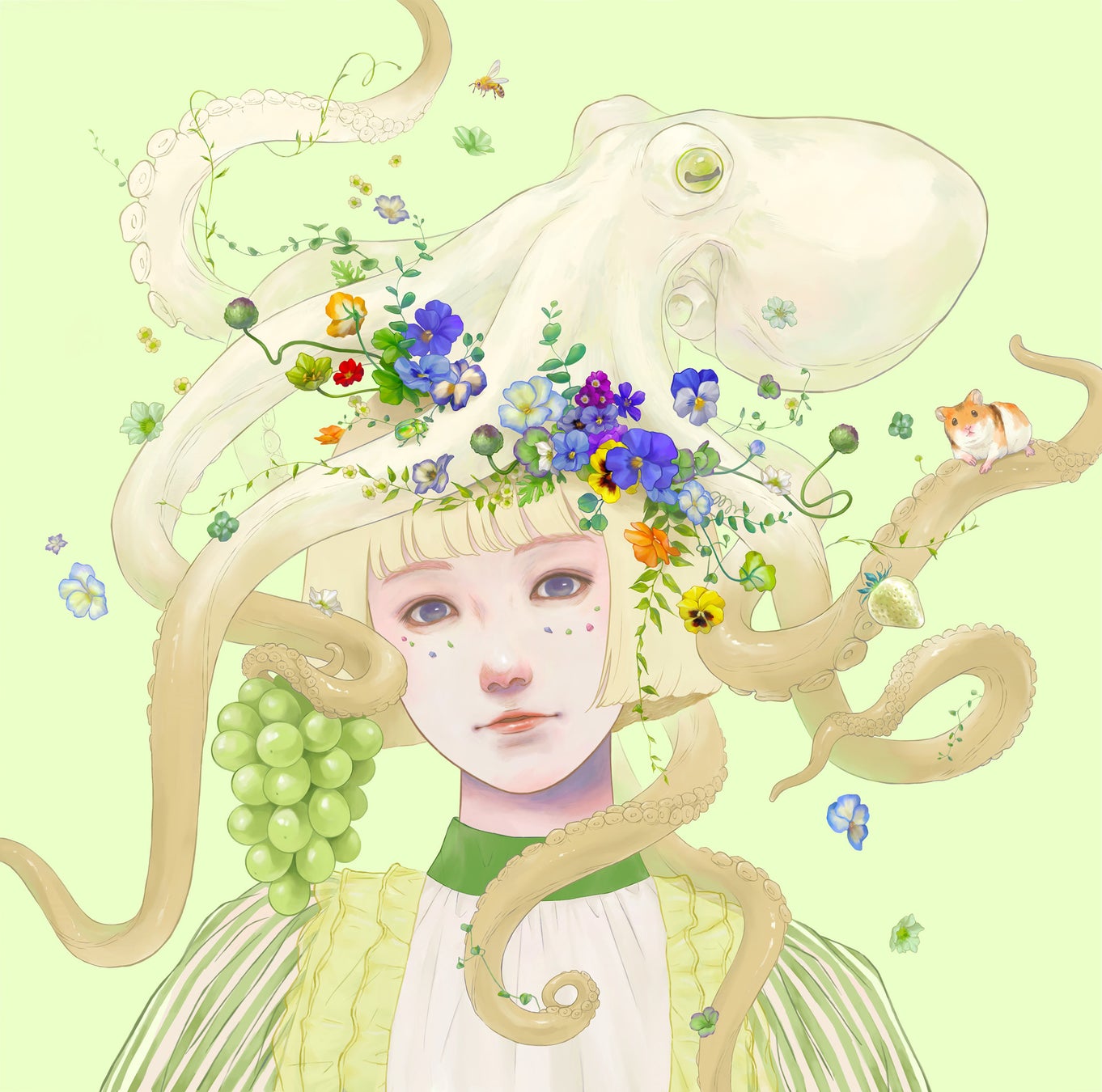 【YUGEN Gallery】ファンタジーとリアルが交じり合う世界観。人気イラストレーター越前菜都子の個展「​​​​Harmonious（ハーモニアス）」＜2023年3月4日（土）〜3月9日（木）＞のサブ画像3