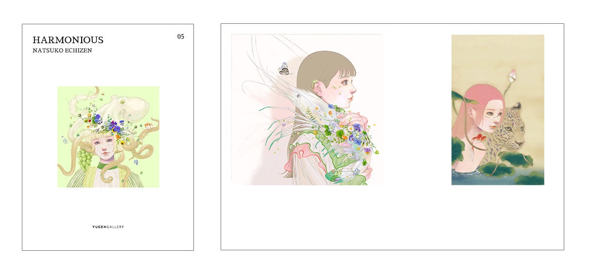 【YUGEN Gallery】ファンタジーとリアルが交じり合う世界観。人気イラストレーター越前菜都子の個展「​​​​Harmonious（ハーモニアス）」＜2023年3月4日（土）〜3月9日（木）＞のサブ画像7